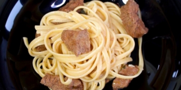 Receita de Esparguete com Carne