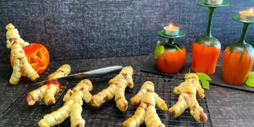 Receita das Múmias de Salsicha Folhada