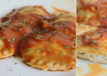 Receita do Ravioli de Ricotta com Massa de Aveia