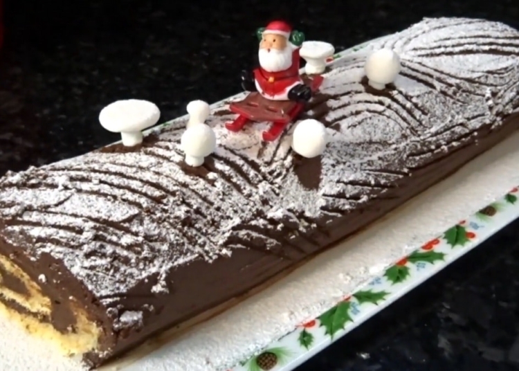 Receita do Tronco de Natal