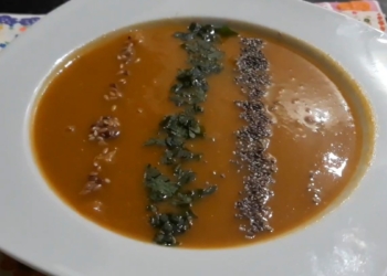 Receita da Sopa Indiana de Abóbora bastante saciante