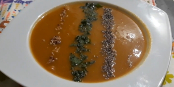 Receita da Sopa Indiana de Abóbora bastante saciante