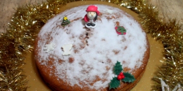 Receita do Bolo de Nozes de Natal