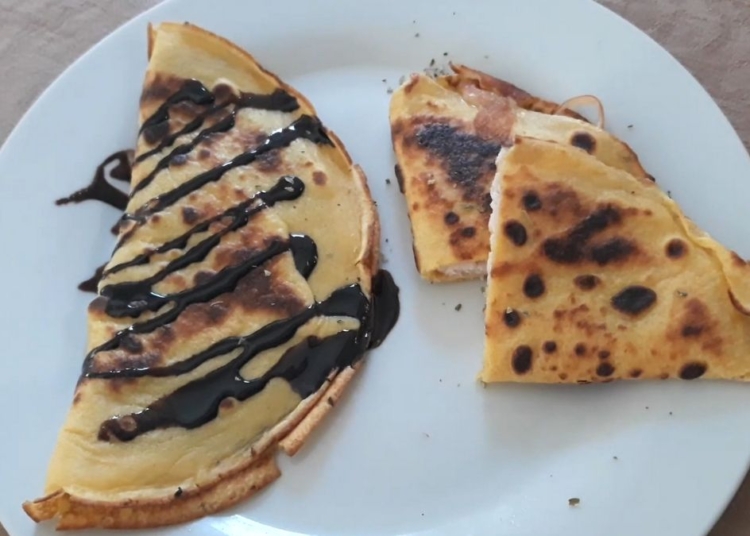 Receita dos Crepes Perfeitos com recheio doce e salgado