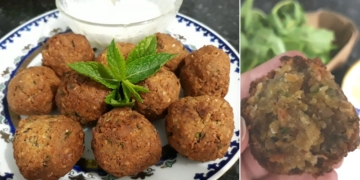 Receita do Falafel tradicional com Molho de Iogurte e Hortelã