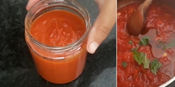 Receita do Molho de Tomate Caseiro fácil, rápido e económico