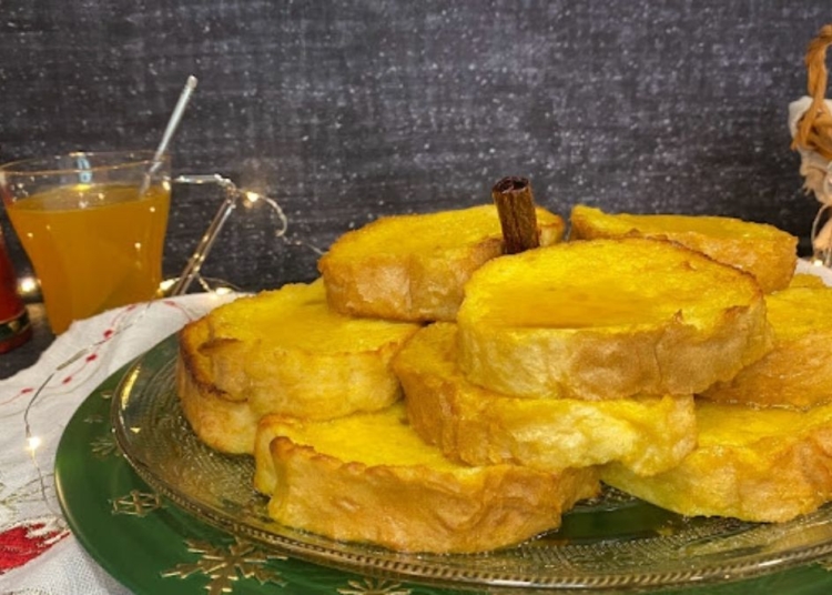 Receita das Rabanadas com Calda de Laranja