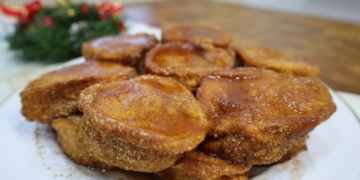 Receita de Rabanadas com Vinho do Porto
