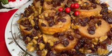 Receita Antiga de Rabanadas com Vinho do Porto e Frutos Secos