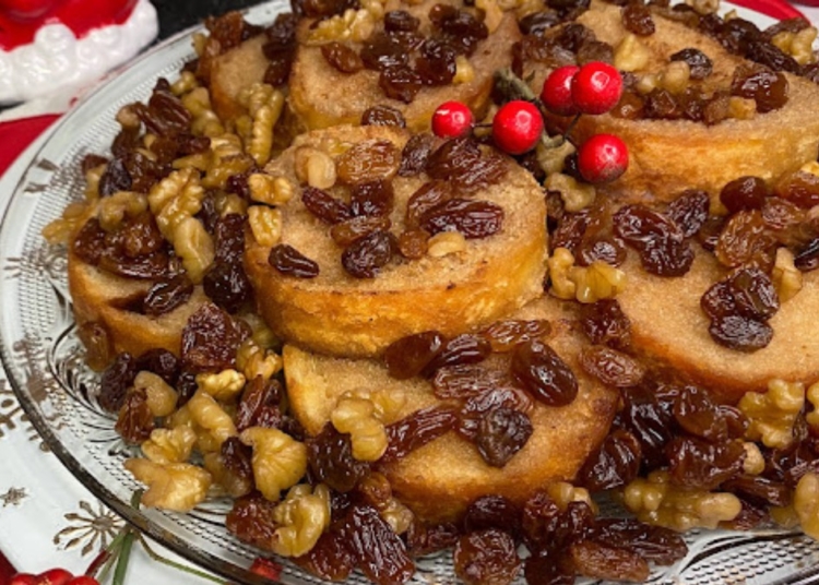 Receita Antiga de Rabanadas com Vinho do Porto e Frutos Secos