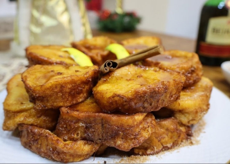 Receita das Rabanadas de Licor Beirão