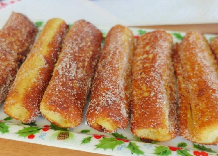 Receita de Rabanadas Recheadas com Doce de Ovos