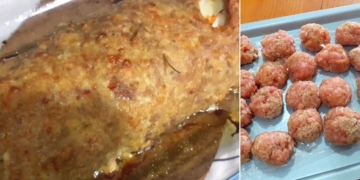 Receita do Rolo de Carne Recheado e das Almôndegas