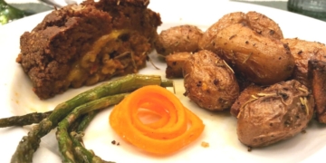 Receita do Rolo de Seitan Recheado com Alheira Vegetariana