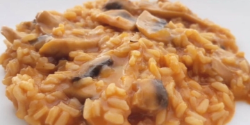 Receita de Arroz com Cogumelos Frescos