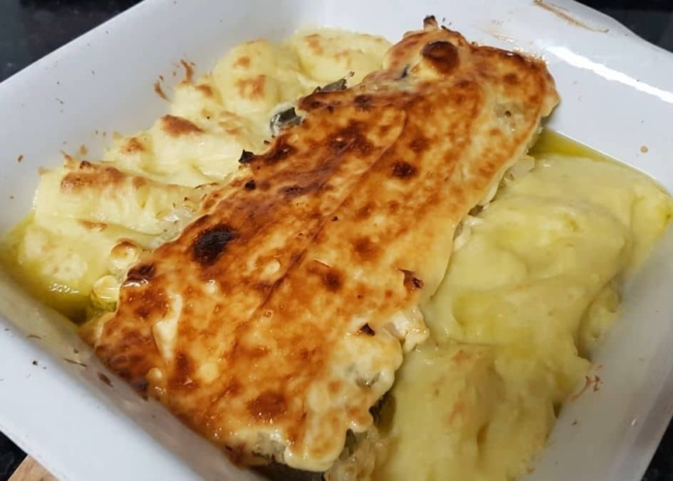 Receita do Bacalhau no Forno com Maionese