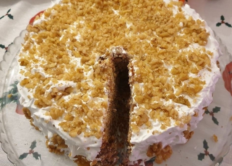 Receita do Bolo de Nozes