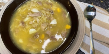 Receita da Canja de Galinha