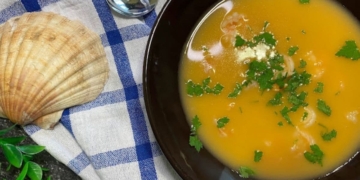 Receita do Creme de Camarão