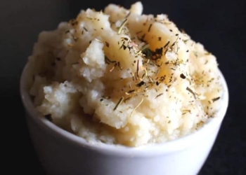 Receita do Puré de Couve Flor saudável