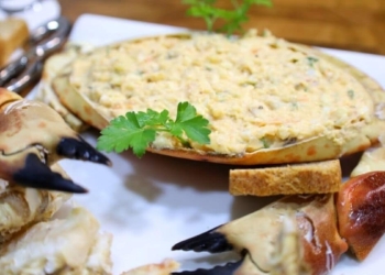 Receita da Sapateira Recheada