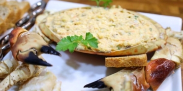Receita da Sapateira Recheada