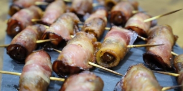 Receita de Tâmaras com Bacon