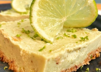 Receita da Tarte de Lima e Abacate