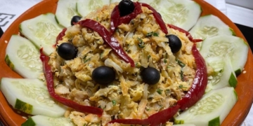 Receita de Bacalhau à Brás