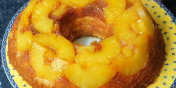 Receita do Bolo de Ananás