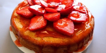Receita do Bolo de Morangos
