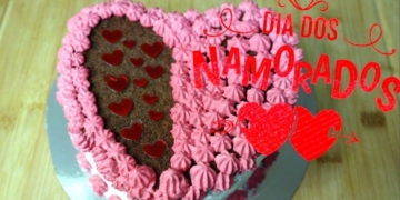 Receita do Bolo do Dia dos Namorados