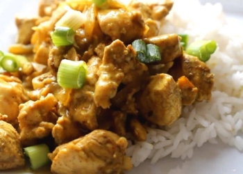 Receita de Caril de Frango saudável