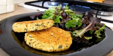 Receita de Hambúrguer de Grão de Bico vegan e fácil