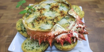Receita de Santola Gratinada