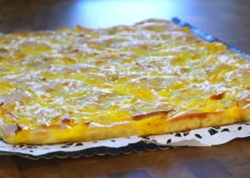 Receita da Torta de Maçã com Creme