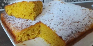 Receita do Bolo de Cenoura com Laranja e Coco