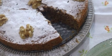 Receita do Bolo de Noz 