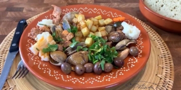 Receita de Carne de Porco à Alentejana