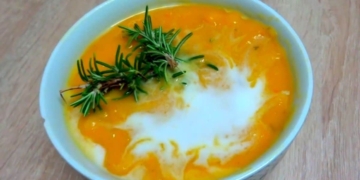 Receita de Creme de Abóbora