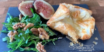 Receita de Folhado de Queijo de Cabra e Figos