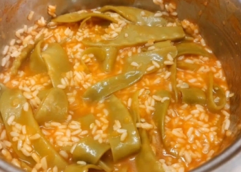 Receita de Arroz de Ervilhas Tortas