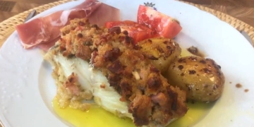 Receita de Bacalhau com Broa 