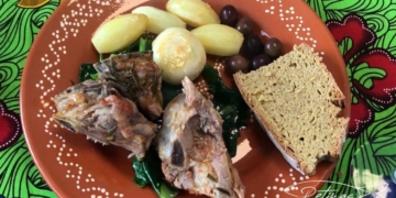 Receita de Cabrito no Forno à Alentejana