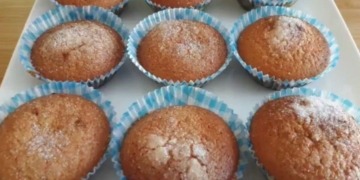 Receita de Muffins de Iogurte 