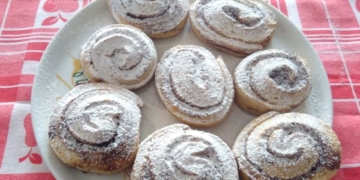 Receita de Rolinhos de Canela 