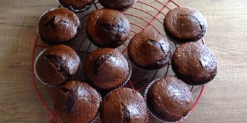 Receita dos melhores Muffins de Chocolate