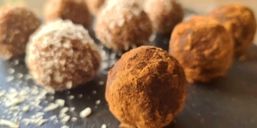 Receita de Power Balls sem açúcar