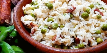 Receita de Arroz de Ervilhas