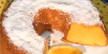 Receita do Bolo Chiffon de Laranja